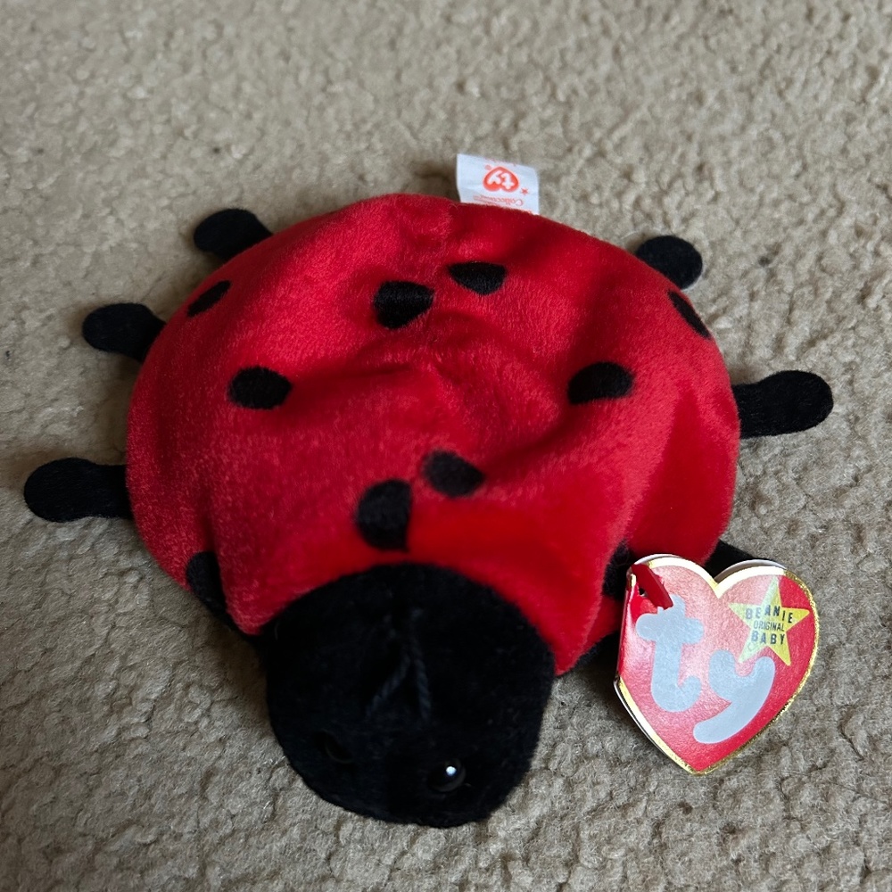 Lucky the Ladybug Ty Beanie baby 1995
